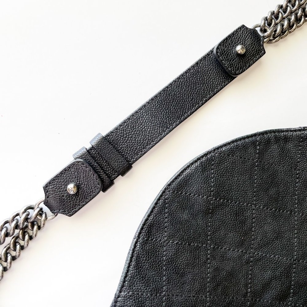 Chanel Caviar Quilted Foldover Shoulder Bag - Picture 6 of 11